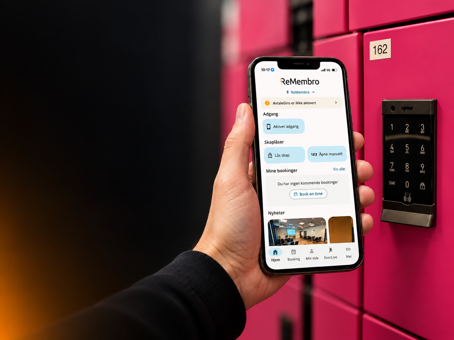 Lenket bilde til mer informasjon om Digitale skaplåser