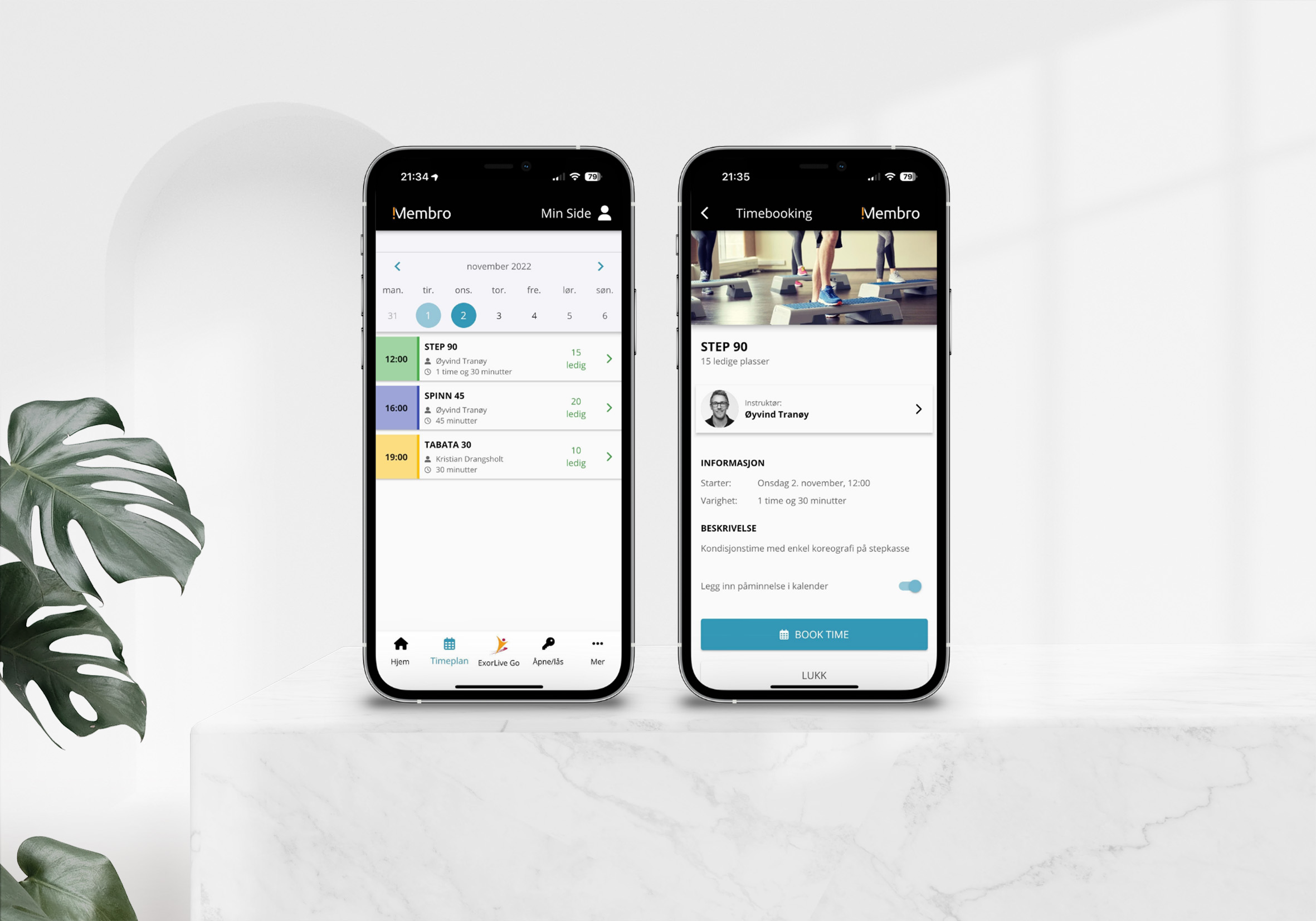 Lenket bilde til mer informasjon om Gruppetimer
