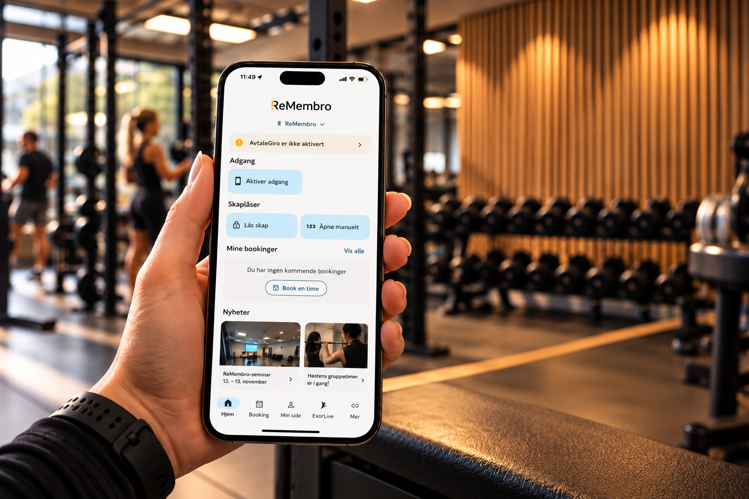 Lenket bilde til mer informasjon om Medlemsapp