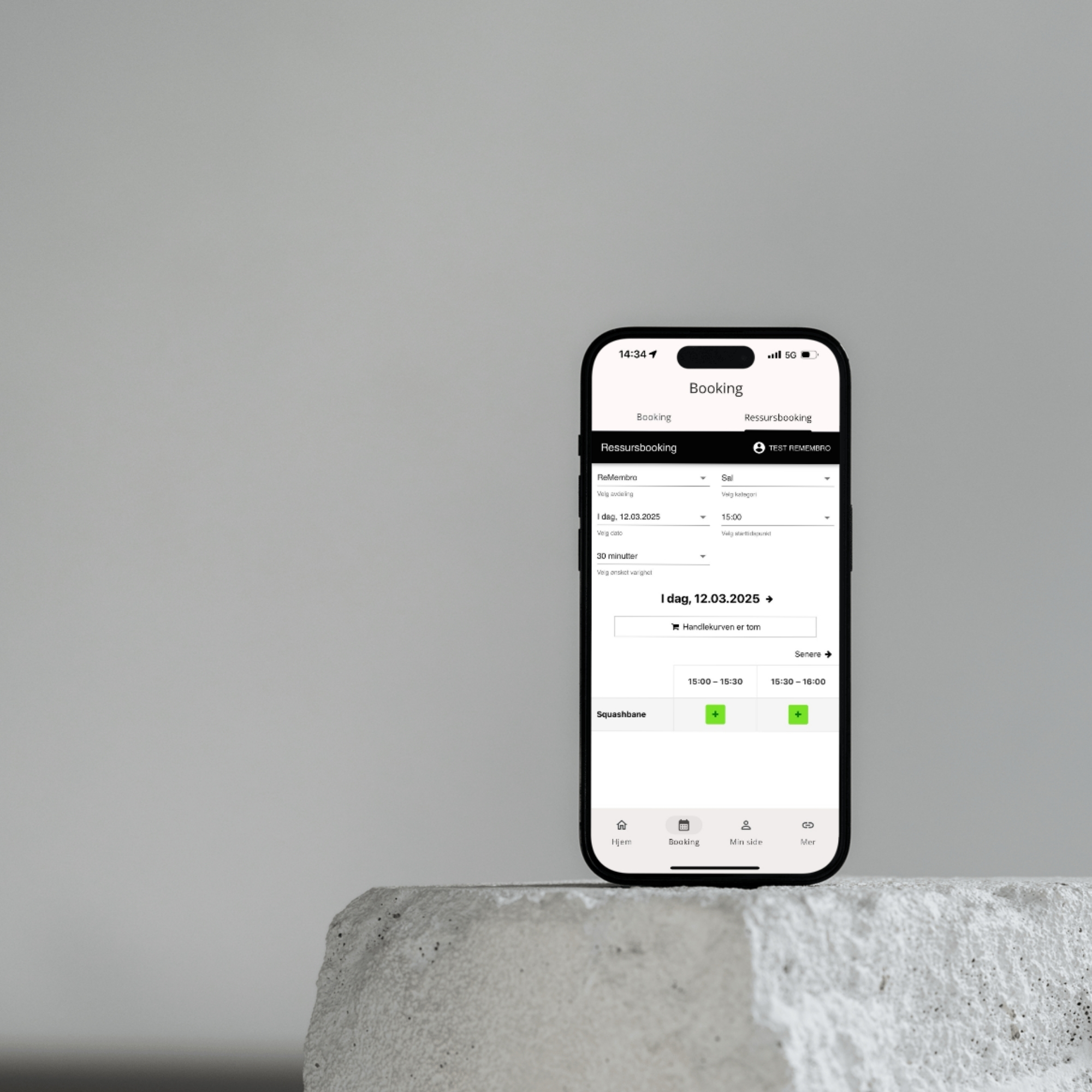 Lenket bilde til mer informasjon om Booking